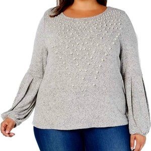 Soft Grey sweater. INC size 3x